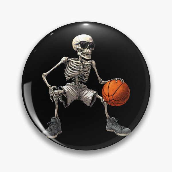 Item preview, Skeleton basketball player skull designed and sold by Soulskier.