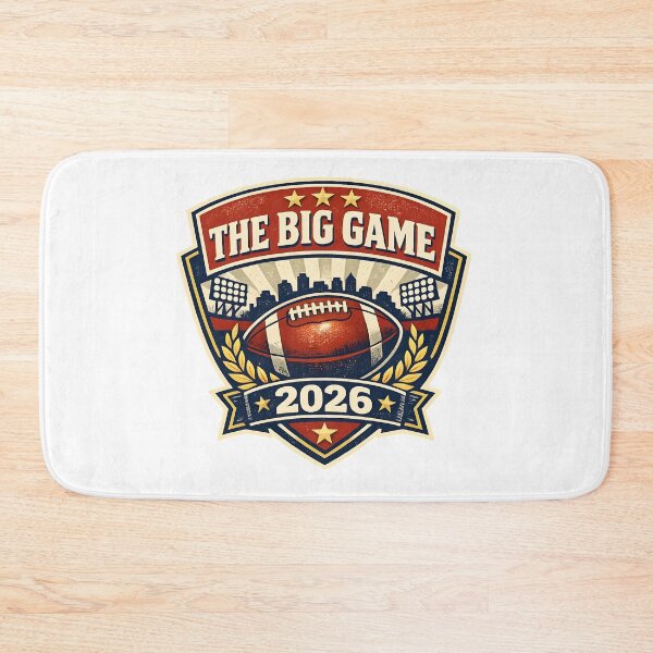 Item preview, The big game Football 2026 – Vintage Logo designed and sold by Dax Studio.