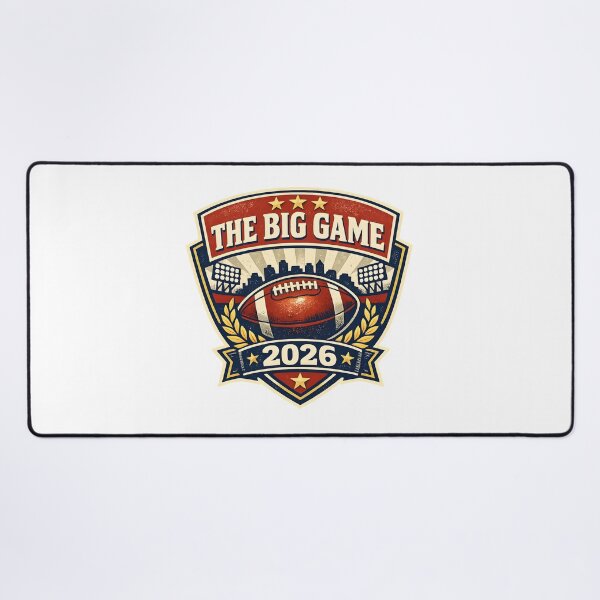 Item preview, The big game Football 2026 – Vintage Logo designed and sold by Dax Studio.