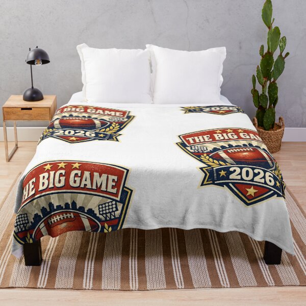 Item preview, The big game Football 2026 – Vintage Logo designed and sold by Dax Studio.