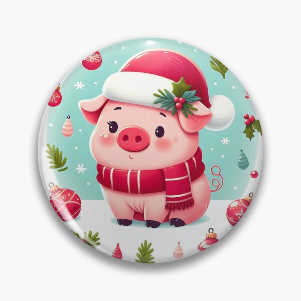 Item preview, Cute pig christmas designed and sold by Suukunna.