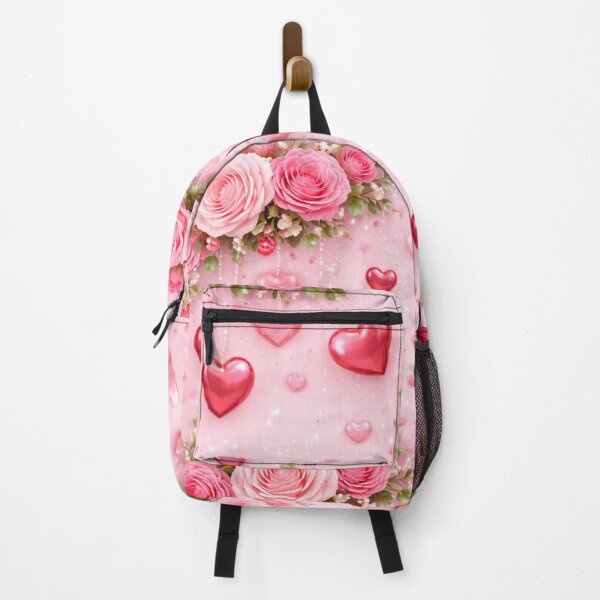 Item preview, Seamless Valentine’s Day Floral Heart Pattern | Romantic Pink Allover Background designed and sold by MICHELLE62608.