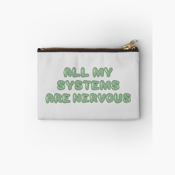 Item preview, All My Systems Are Nervous - Green designed and sold by musicinmyblood.
