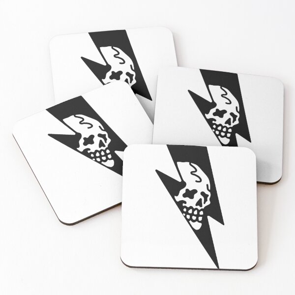 Item preview, Thunder Skull Lightning Tattoo Flash designed and sold by villacruz.