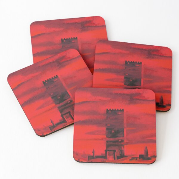 Item preview, Red Tower of Dawn Book Cover - Oil Painting Throne of Glass designed and sold by larrypnts.