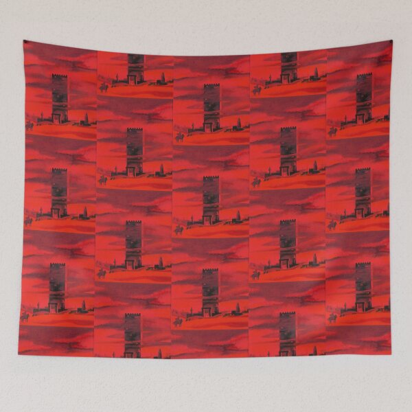 Item preview, Red Tower of Dawn Book Cover - Oil Painting Throne of Glass designed and sold by larrypnts.