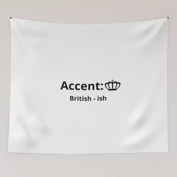 Item preview,  Accent:  British- ish – Minimalist Funny Design Gifts for English Teacher designed and sold by furcen.