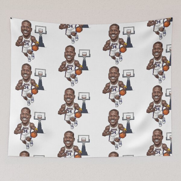 Item preview, Funny caricature of basketball legend Shaquille O'Neal designed and sold by vectorlove.