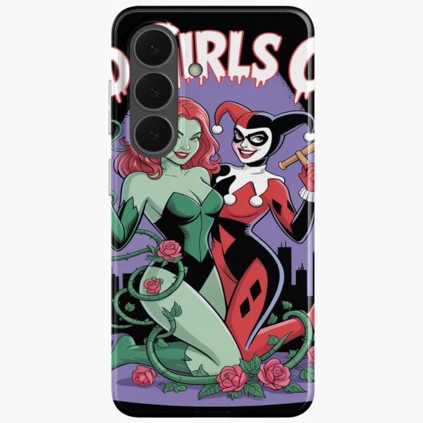 Bad Girls Club Poison Ivy & Harley Quinn – Gotham's Naughty Villainesses Samsung Galaxy Soft Case