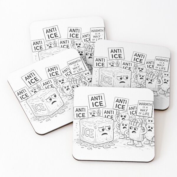 Item preview, Warmth Is a Way of Life | Anti Ice Rally Funny Illustration designed and sold by ComedyInkFactor.