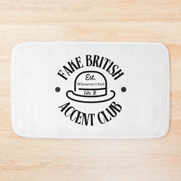 Item preview, Fake British Accent Club – Minimalist Funny Design Gifts for British Accent Lovers designed and sold by furcen.
