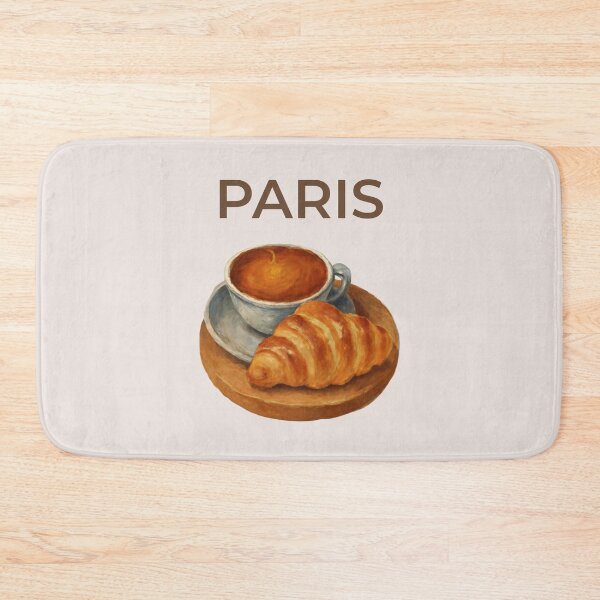 Item preview, Paris City Vibes Coffee and Croissant designed and sold by Inkworksbyshery.