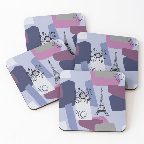 Item preview, Purple Modern Color Blocks Seamless Repeat designed and sold by Sharon Schwalbe.