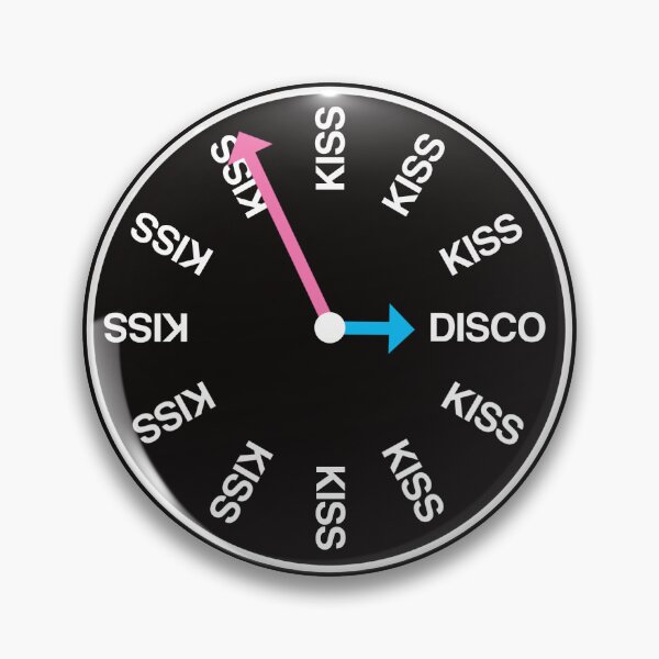 Item preview, kiss all the time. disco, occasionally. clock designed and sold by delicate-pov.
