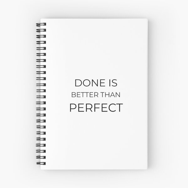 Item preview, Done Is Better Than Perfect T-Shirt – Productivity & Motivation Quote designed and sold by Qcima.