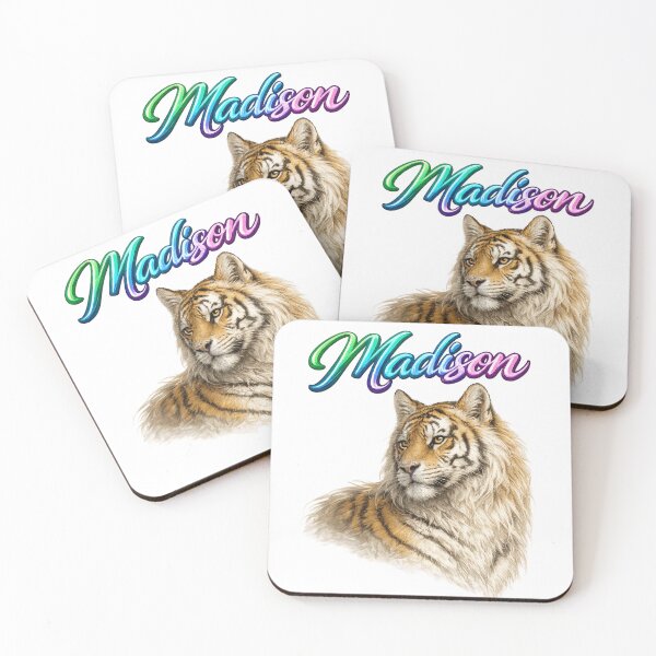 Item preview, Madison Tiger Zodiac — Power and Courage of the Chinese Tiger designed and sold by AlexLineArt.