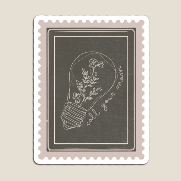 Item preview, Call Your Mom Postage Stamp designed and sold by musicinmyblood.