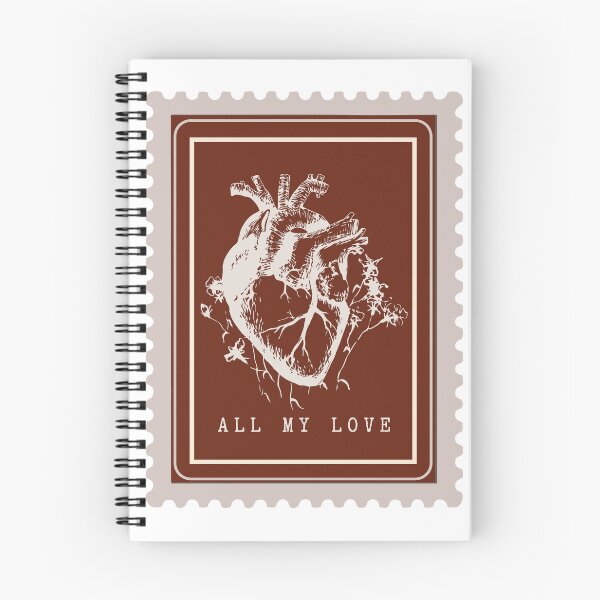 Item preview, All My Love Love Postage Stamp designed and sold by musicinmyblood.