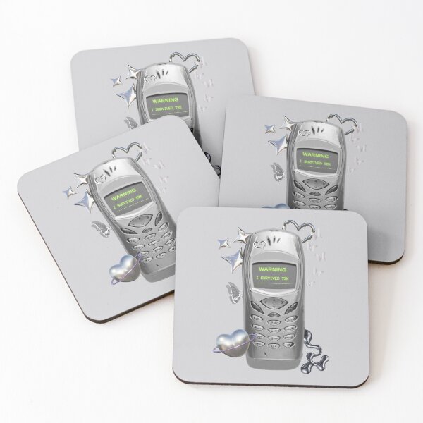 Item preview, I SURVIVED Y2K RETRO PHONE designed and sold by JuicyUS.