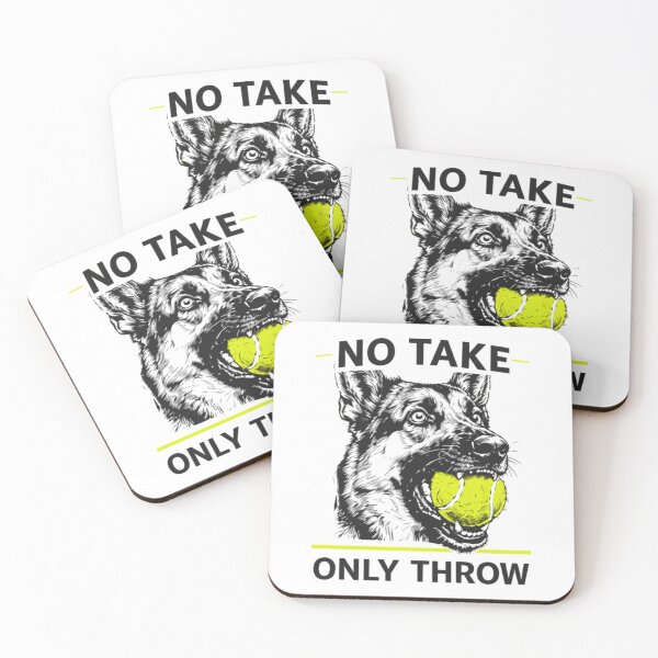 Item preview, No Take Only Throw Funny Dog designed and sold by moabeArtistic.
