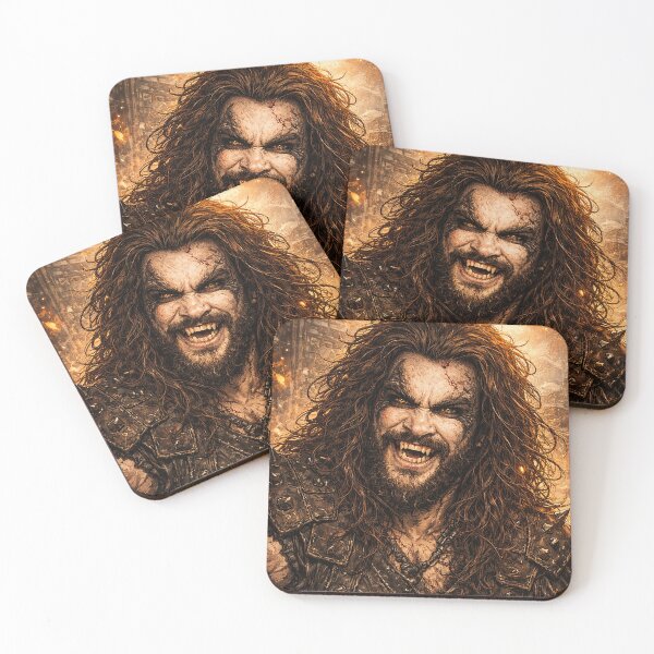 Item preview, Jason Momoa is Lobo (fan art) designed and sold by PopCultureAndStuff.