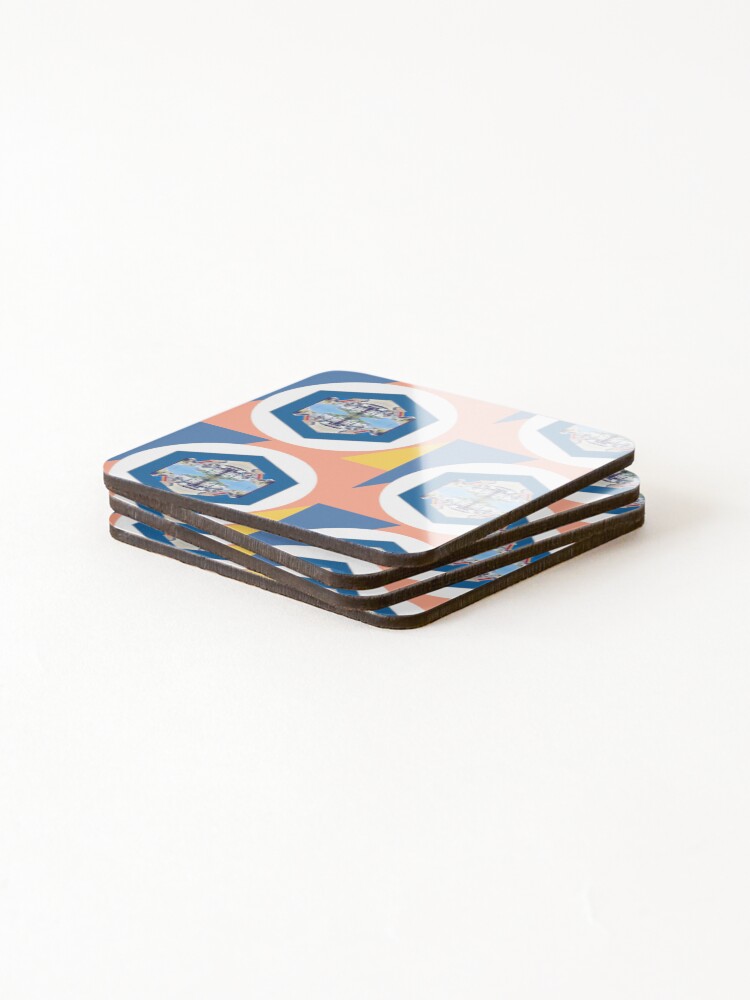 Thumbnail 4 of 5, Coasters (Set of 4), High Rise designed and sold by ThreadsForNaked.