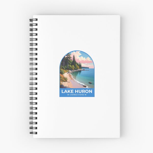 Item preview, Lake Huron United States designed and sold by TulipaGraphics.