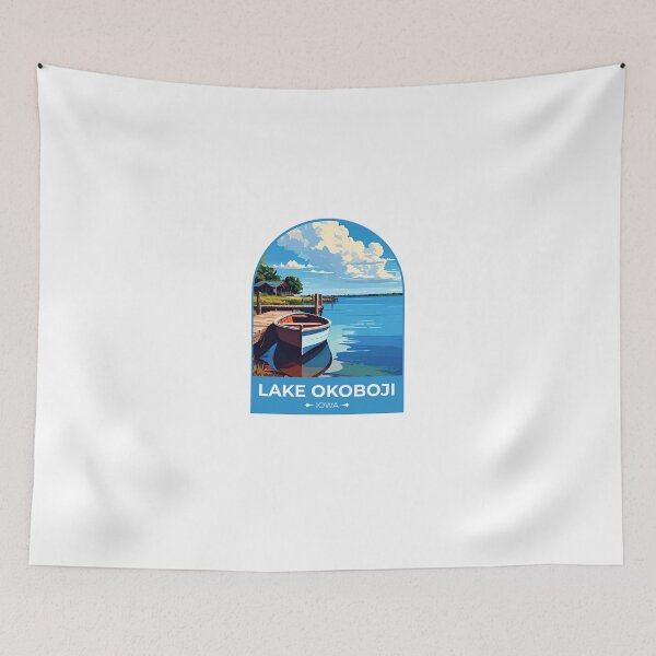 Item preview, Lake Okoboji Iowa designed and sold by TulipaGraphics.