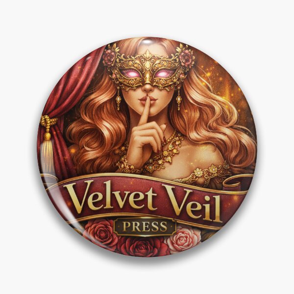 Item preview, Velvet Veil Press — Masked Rose Emblem designed and sold by VelvetVeilPress.