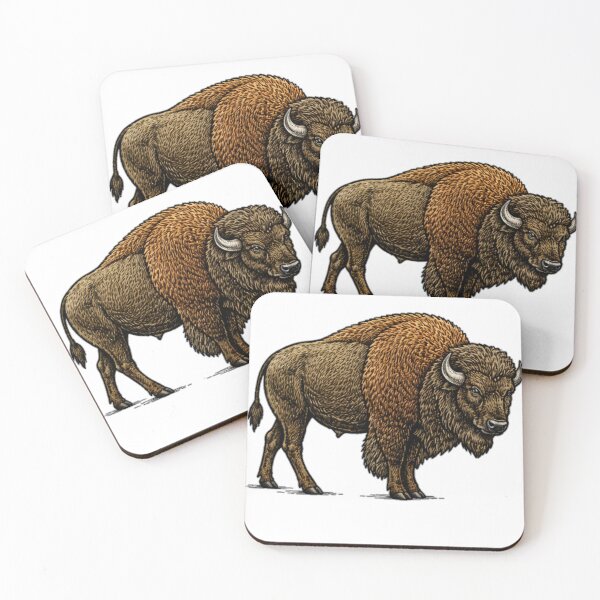 Item preview, Embroidered-Style Buffalo  designed and sold by TJT-GRAPHIX.