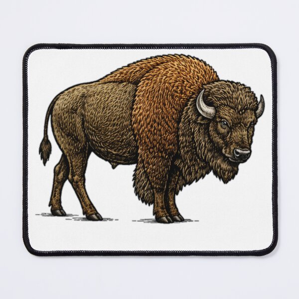 Item preview, Embroidered-Style Buffalo designed and sold by TJT-GRAPHIX.