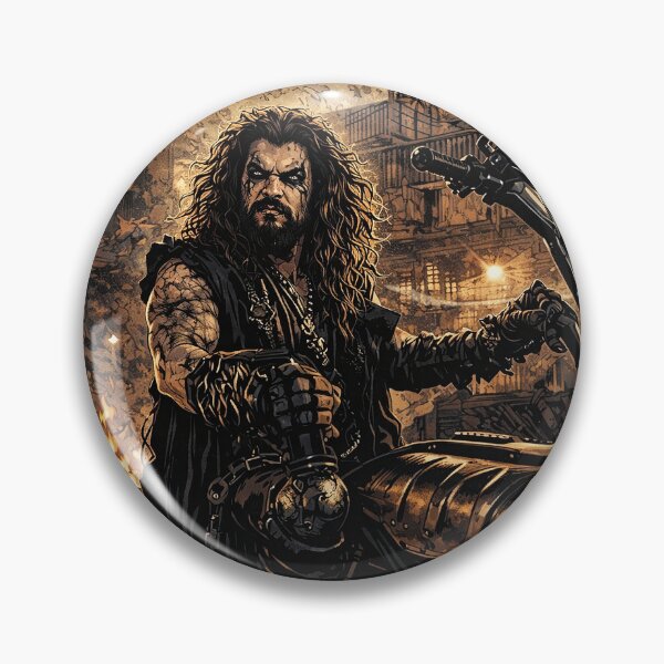 Item preview, Jason Momoa, Lobo, biker (fan art) designed and sold by PopCultureAndStuff.