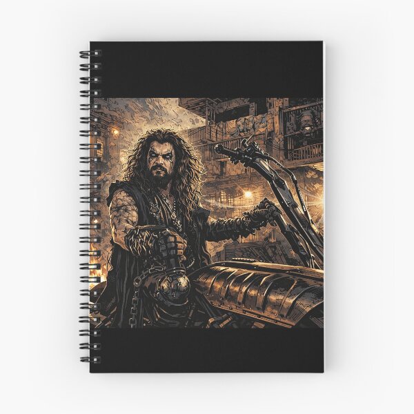 Item preview, Jason Momoa, Lobo, biker (fan art) designed and sold by PopCultureAndStuff.