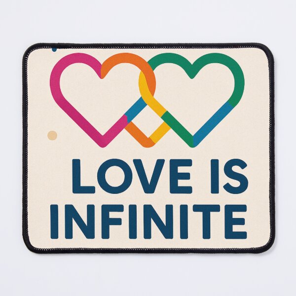 Item preview, Love is Infinite Polyamory LGBT Inclusive Universal Love Diversity designed and sold by Lyvion design.