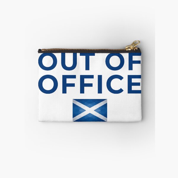 Item preview, Out of Office Scotland Flag | Funny Scottish Holiday & Travel Art designed and sold by Loom on the Loch.