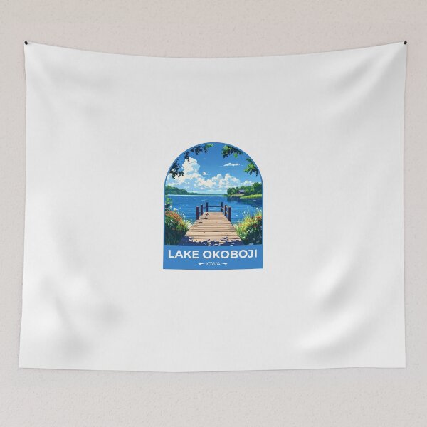 Item preview, Lake Okoboji Iowa designed and sold by TulipaGraphics.