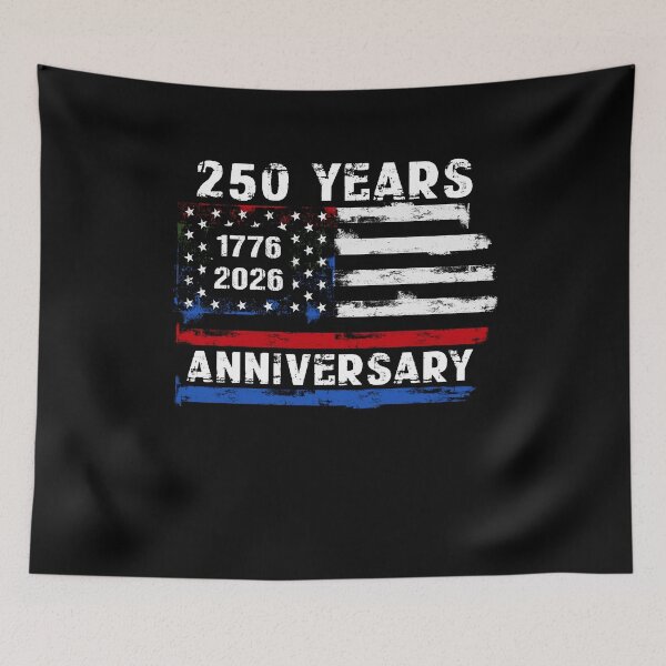 Item preview, 250 Years Anniversary America 250th Birthday Patriotic USA Flag designed and sold by MuniraWearify.