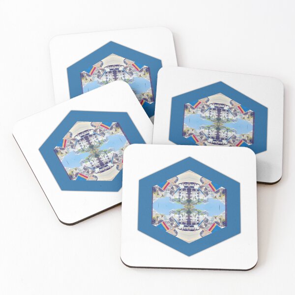 Item preview, Blue Buildings  designed and sold by ThreadsForNaked.