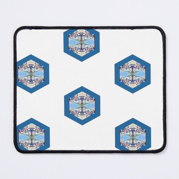 Item preview, Blue Buildings  designed and sold by ThreadsForNaked.