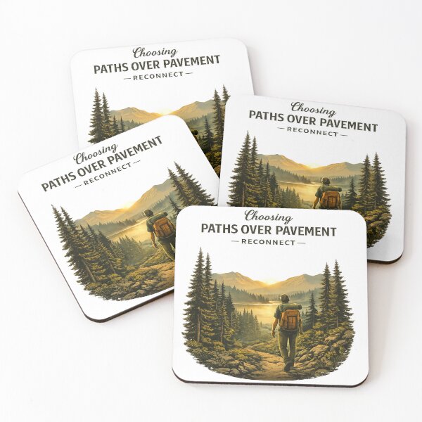 Item preview, Choosing Paths over Pavement designed and sold by Off-DutyDesign.
