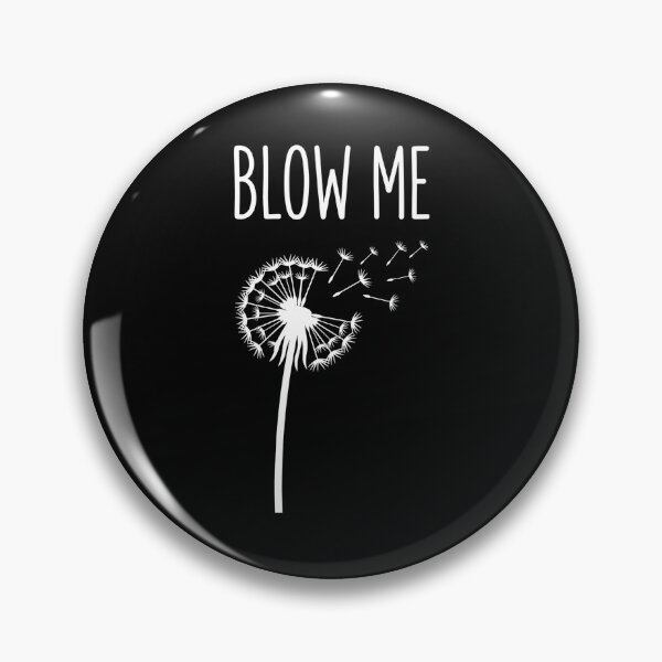 Item preview, Blow Me Dandelion Vintage Humor designed and sold by FreshVibe Prints.
