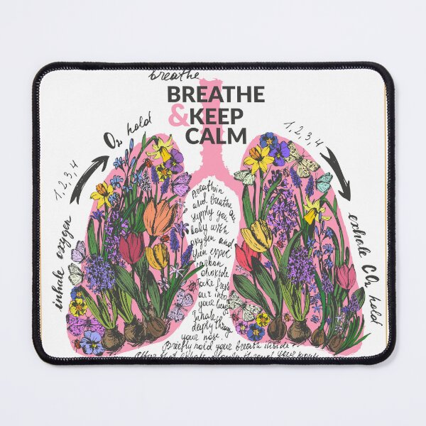Item preview, Decorative square breathing print with flowers designed and sold by bokasin.