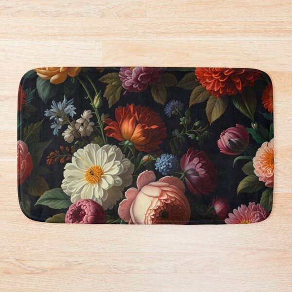 Artikelvorschau, Elegantes, stimmungsvolles viktorianisches Blumen-Ölgemälde entworfen und verkauft von hollycooper.