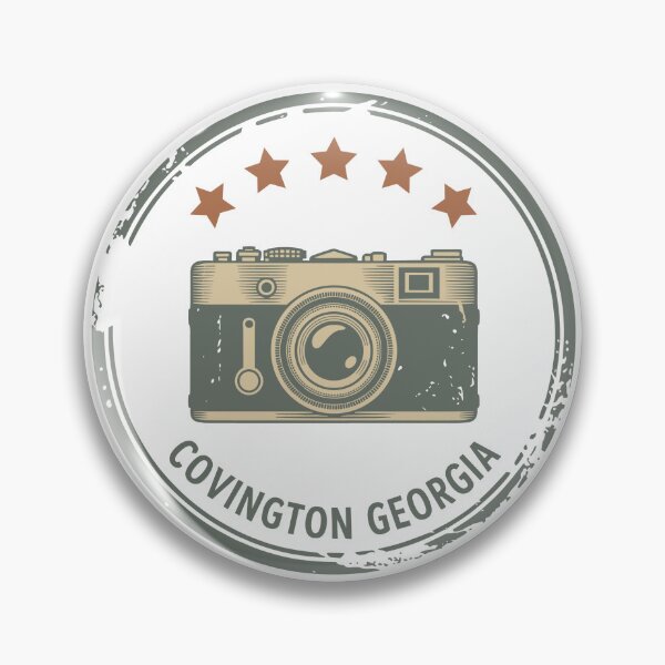 Item preview, Covington Georgia – Retro Camera Travel Design designed and sold by JessArty ⭐⭐⭐⭐⭐.