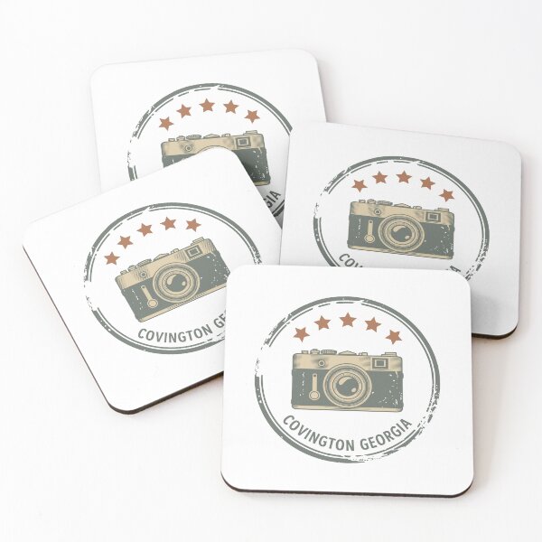 Item preview, Covington Georgia – Retro Camera Travel Design designed and sold by JessArty ⭐⭐⭐⭐⭐.