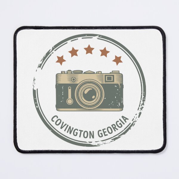 Item preview, Covington Georgia – Retro Camera Travel Design designed and sold by JessArty ⭐⭐⭐⭐⭐.