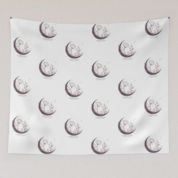 Item preview, February Girl – Cozy Aesthetic Birthday Design designed and sold by Ditstyle.