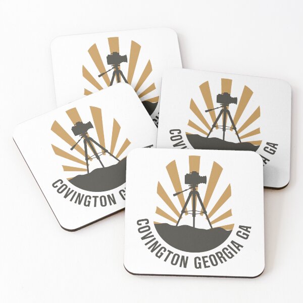Item preview, Covington Georgia – Vintage Tripod Sunset Film Illustration designed and sold by JessArty ⭐⭐⭐⭐⭐.