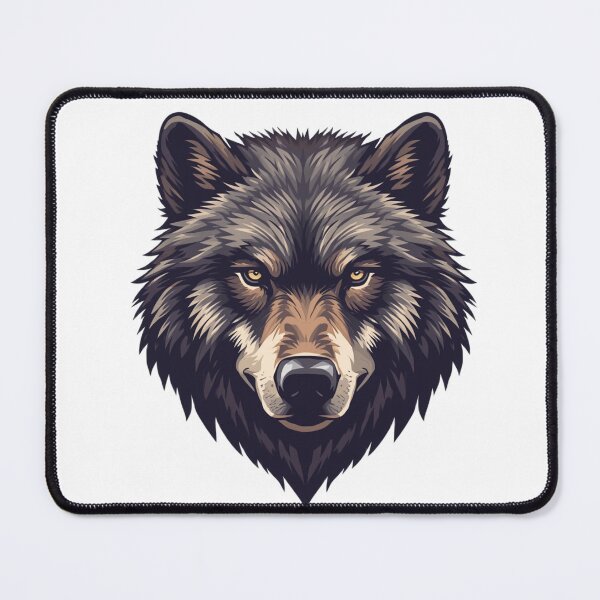 Item preview, Wolf head illustration - part of Wild Spirit collection designed and sold by Simple Nature Studio.