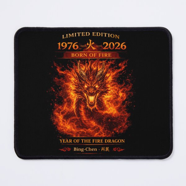 Item preview, 1976 Fire Dragon Born Of Fire Design  designed and sold by 97Ts.